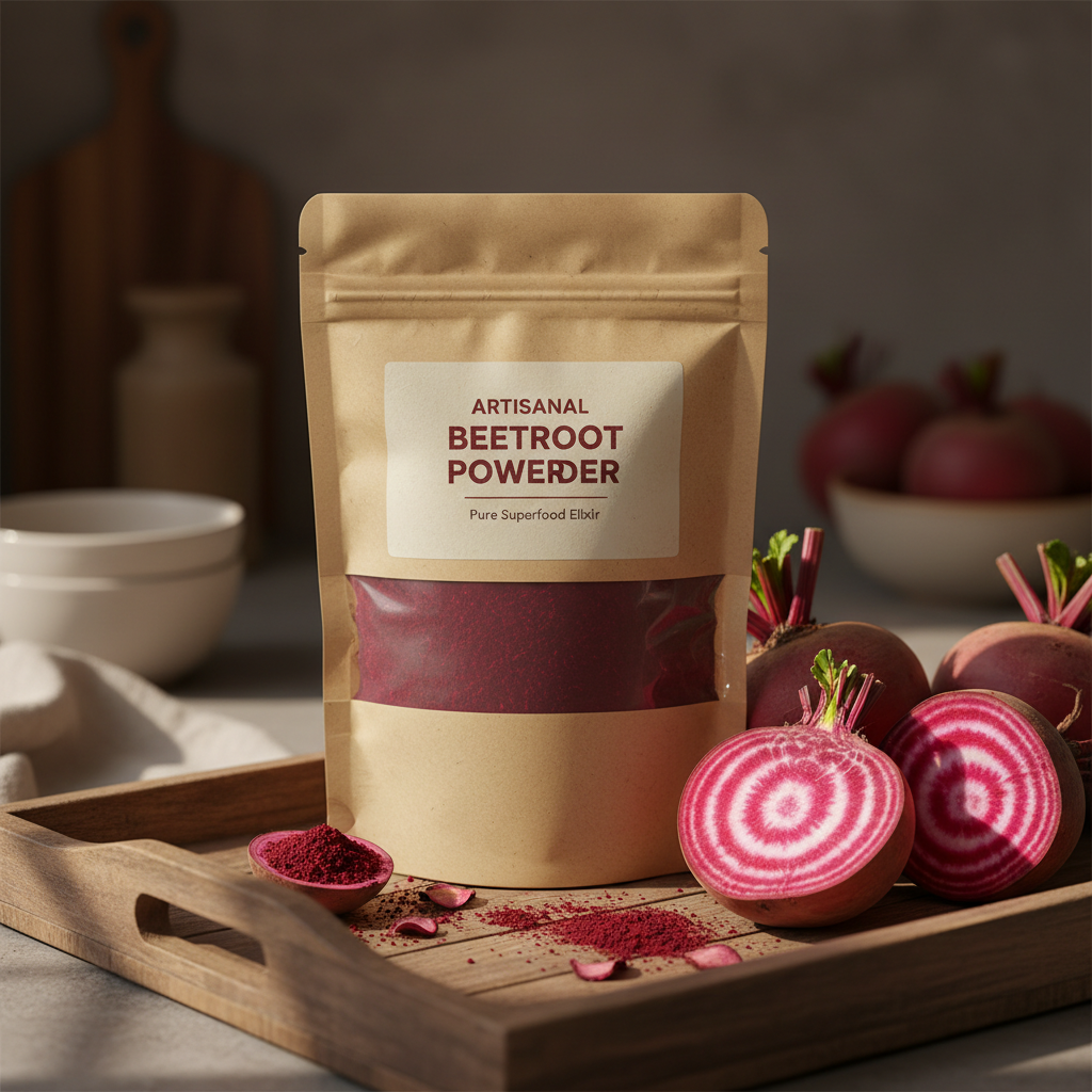 Beetroot juice powder packaging