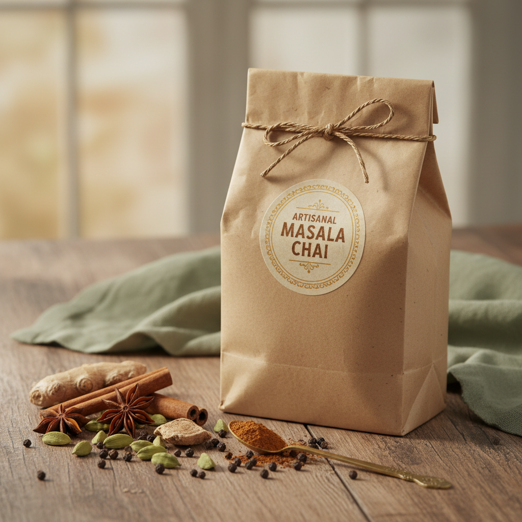 Masala chai packaging